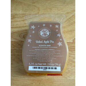 Scentsy Authentic Baked Apple Pie Scented Wax Bar 8 Cubes Made In USA